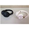 Image 1 : Qty 2 Headphones:  White Beats 6 & Black HESH 2 Wireless R