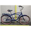 Image 1 : Schwinn Delmar Men's Blue Road Bike w/ Fenders & Back Rack
