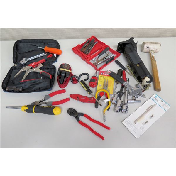 Misc Hand Tools: Sledgehammer, Wrenches, Pliers, Screwdrivers, etc
