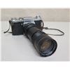 Image 1 : Praktica 35mm Film Camera w/ 190mm Yashica Zoom Lens