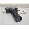 Image 3 : Praktica 35mm Film Camera w/ 190mm Yashica Zoom Lens