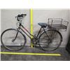 Image 15 : Schwinn Varsity Girl's Black Road Bike w/ Metal Fenders & Rear Wire Basket