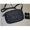 Image 2 : Mario Valentino Italy Black Zipper Handbag w/ Shoulder Strap