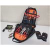 Image 1 : Klein Tools Soft Case w/ Wrenches, Clamps, Gloves, Screwdrivers, etc