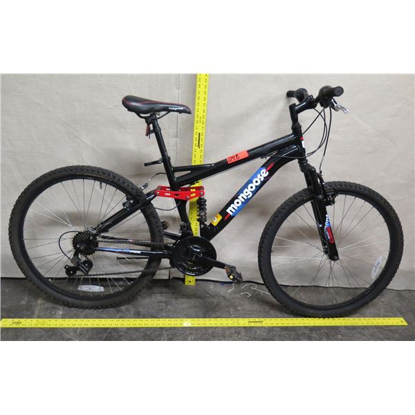 Mongoose Standoff Full Suspension Black Mountain Bike