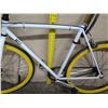Image 16 : MSC Men's White Racing Bike w/ Yellow Origin8 Tires