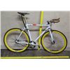 Image 1 : MSC Men's White Racing Bike w/ Yellow Origin8 Tires
