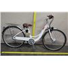 Image 1 : Eneloop Bike Girl's White Electric Standard Hybrid Cycle w/ Back Rack