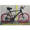 Image 1 : Cannondale F400 Elite Axel Men's Black Road Bike w/ Red Tires