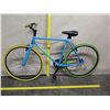 Image 16 : Kent Ridgeland Geometry Men's Blue Road Hybrid Bike w/ Yellow Tires