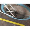 Image 13 : Pure Fix Cycles Men's White Bike w/ Blue Tires