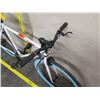 Image 3 : Pure Fix Cycles Men's White Bike w/ Blue Tires