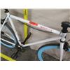 Image 4 : Pure Fix Cycles Men's White Bike w/ Blue Tires