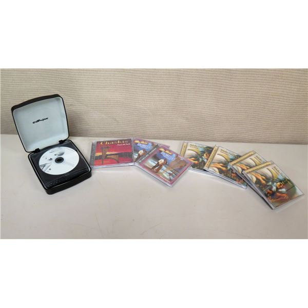 CD Projects Hard Case w/ CDs: Chaskis, Instrumental Melodies from the Heart, etc