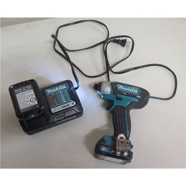 Makita DT03 Impact Driver & DC10WD Battery Charger