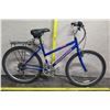 Image 1 : Mongoose C9 Girl's Blue Mountain Bike w/ Back Rack