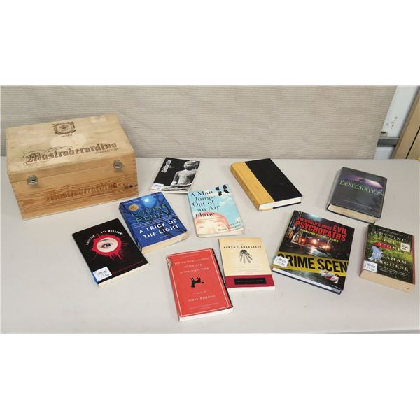 Mastroberardino Vinifactor Wooden Box & Misc Books