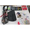 Image 1 : Car Battery Jumper Cables, Drill Bits, Tool Kit, Grooming Set, etc