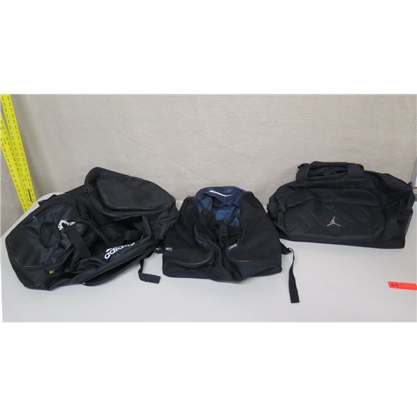 Qty 3 Duffle Bags & Backpacks: Adidas, Michael Jordan, Nike