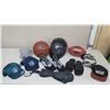 Image 1 : Sports Assortment: Ball Caps, Footballs, Basketballs, Helmet, Shoes, etc