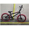 Image 2 : Kent Dread Boy's Black Red BMX Bike w/ Red Wheels
