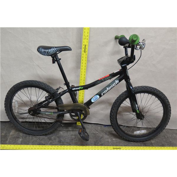 Raleigh Kids Aluminum Black BMX Bike w/ Fat Tires