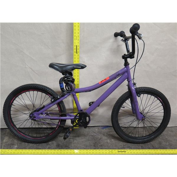Vitesse Kid's Purple BMX Bike w/ Fat Tires