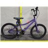 Image 1 : Vitesse Kid's Purple BMX Bike w/ Fat Tires