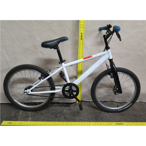 BTWIN Kid's White Black BMX Bike w/ Fat Tires