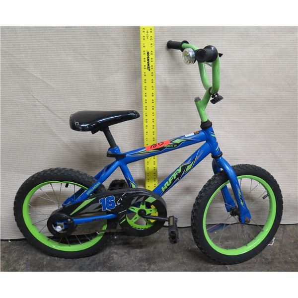 Huffy Rock It 16 Motu Series Blue Green BMX Bike w/ Fat Tires