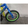 Image 2 : Huffy Rock It 16 Motu Series Blue Green BMX Bike w/ Fat Tires