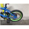 Image 8 : Huffy Rock It 16 Motu Series Blue Green BMX Bike w/ Fat Tires
