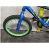 Image 9 : Huffy Rock It 16 Motu Series Blue Green BMX Bike w/ Fat Tires