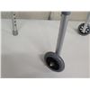 Image 4 : Two Button Folding Health Aid Walker w/ Wheels