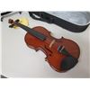 Image 3 : Wooden 4 String Violin & Bow in Hard Case