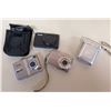 Image 1 : Qty 4 Digital Cameras: Kodak, Canon Powershot, Casio Exilim & Digilife w/ 1 Case