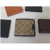 Image 2 : Qty 5 Wallets: Designer Logo, Black Leather, etc & Trans Fanny Pack Bag