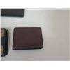Image 3 : Qty 5 Wallets: Designer Logo, Black Leather, etc & Trans Fanny Pack Bag
