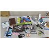 Image 1 : Construction Fort, Coloring Books, Crayola Box, Nintendo DS, Calligraphy Pens, etc