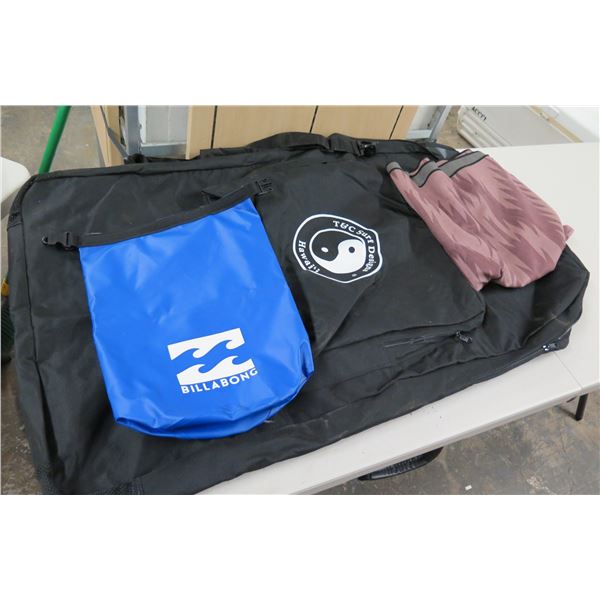 T&C Surf Design Duffle Bag, Billabong Bag, etc