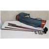 Image 1 : Qty 6 Lady Rave & SQ Machspeed Golf Clubs & Golf Caddy Bag