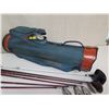 Image 8 : Qty 6 Lady Rave & SQ Machspeed Golf Clubs & Golf Caddy Bag