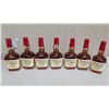 Image 1 : Qty 7 Maker's Mark Whiskey Bottles (Must be at least 21 years old to purchase - ID will be checked)