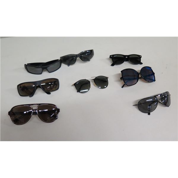 Qty 8 Pair Sunglasses: Ray Ban, Maui Jim, etc