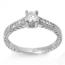 ACA CERTIFIED 1.05ctw DIAMOND ENGAGEMENT RING 14KT GOLD