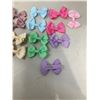 Image 2 : Assorted Bow Barrettes Lot Of 17