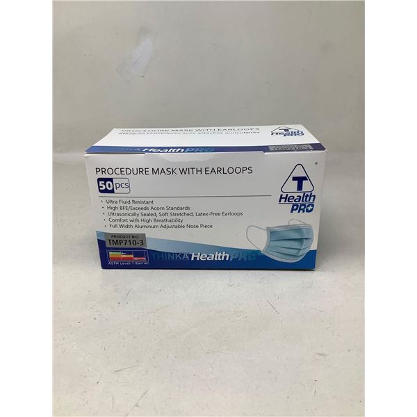 Procedure Mask W/ Earloops 50 Pack