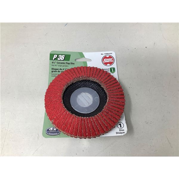 Shop Smith 4 1/2" Ceramic Flap Disc