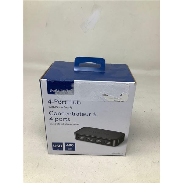 Insignia 4 Port Hub With Power Supply