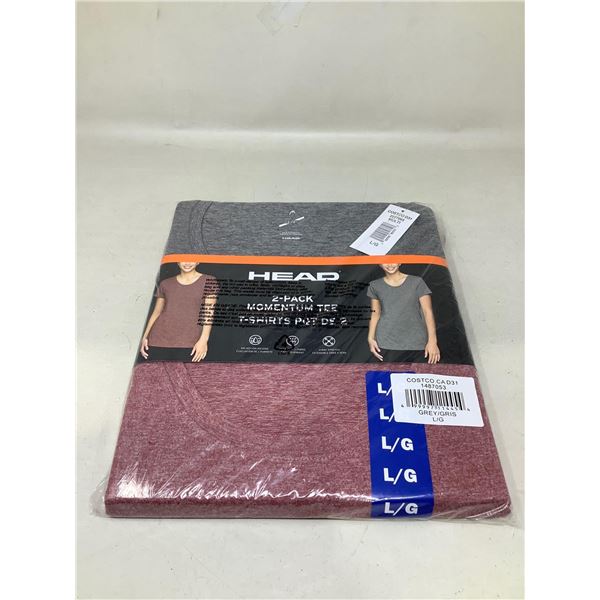 Head T Shirt 2 Pack Size L
